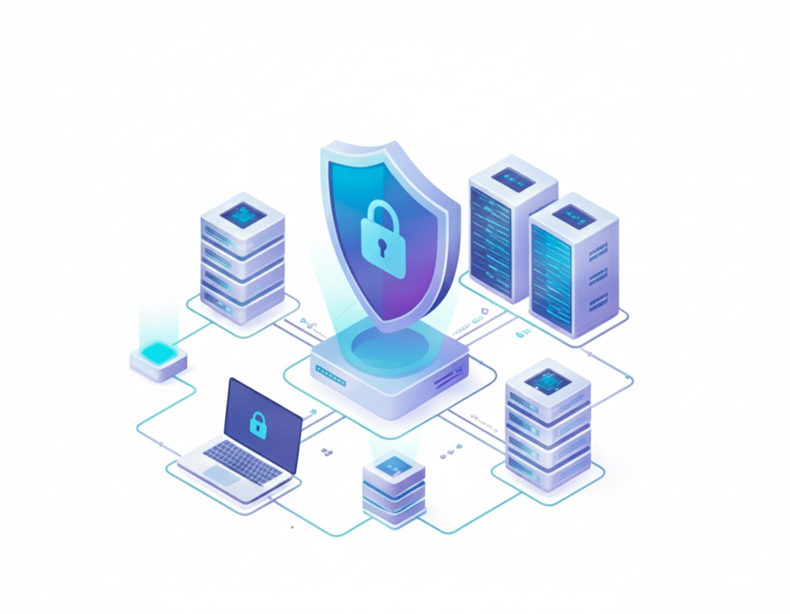 Иллюстрация сети VPS-серверов